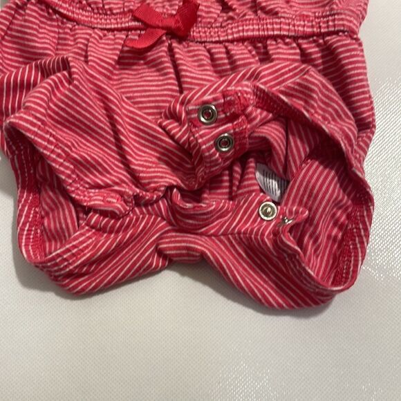 Just One You by Carters Baby Girl Sleeveless Striped Romper - Picture 5 of 6